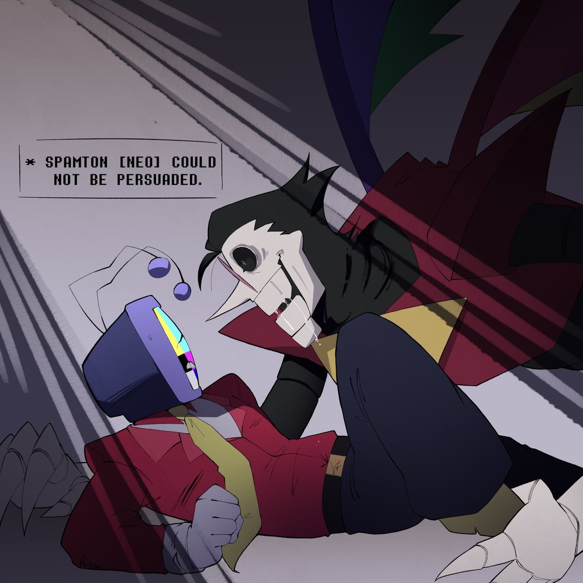 HeckinRissa's tweet image. It’s not always effective…
#spamtenna #tenna #DELTARUNE