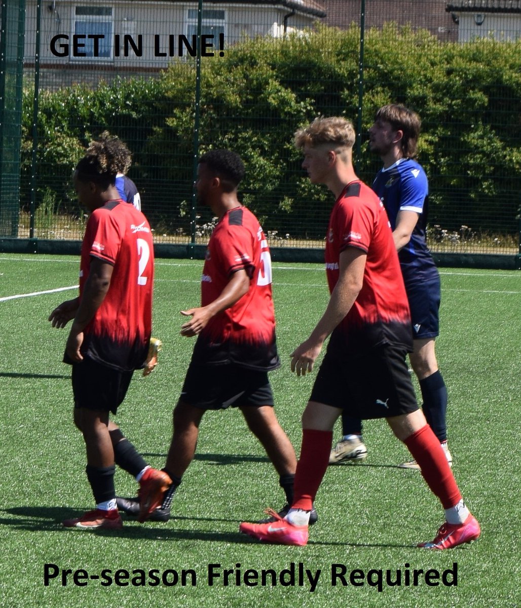 We are looking for a first team pre-season away fixture for either Tuesday 22nd July or Saturday 26th following our original opponents withdrawal. Happy to share costs so if you are interested and can host, please drop us a message 🔴⚫️