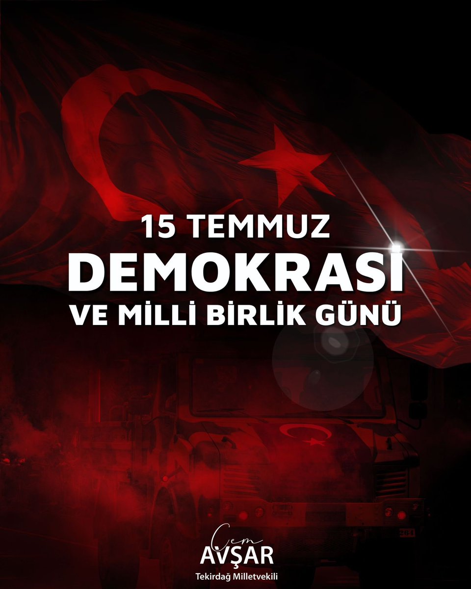 9 yıl önce bugün, hain darbe girişimine karşı göğsünü siper eden kahraman milletimize şükranlarımı sunuyorum. Bu girişimi canı pahasına geri püskürten  şehitlerimizi rahmetle anıyor,  gazilerimizi saygıyla selamlıyorum.
#15TemmuzuUnutma