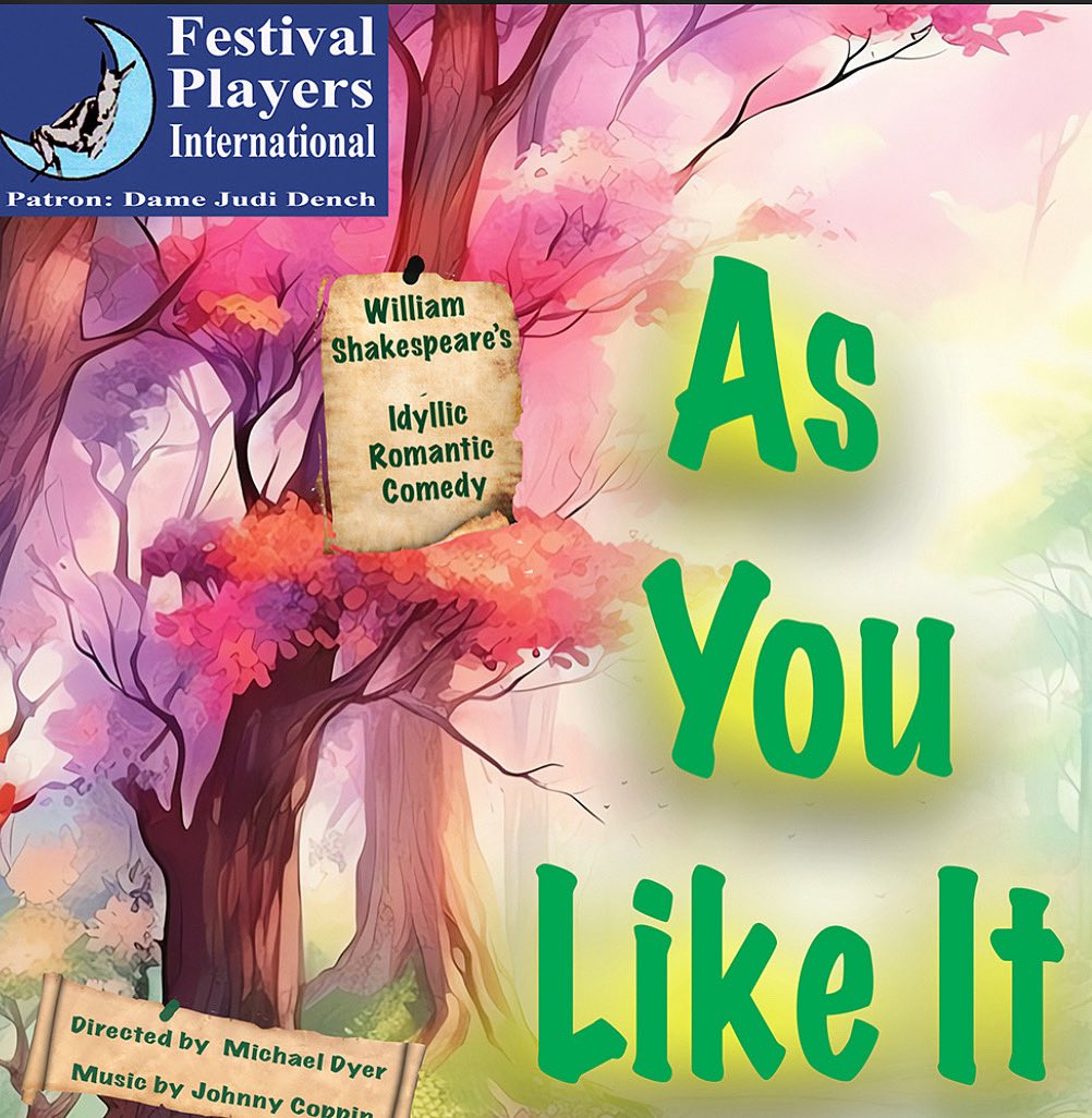Don’t miss tonight…

AS YOU LIKE IT

Tuesday 15th July
7:30pm

Festival Players International presents…
probably Shakespeare’s most entrancing romantic comedy. 

BOOK YOUR TICKETS NOW!

BOX OFFICE
01482 874050

ONLINE INFO &amp; TICKETS
bit.ly/3U6jkwT