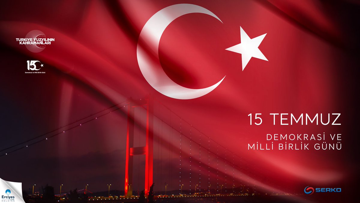 15 Temmuz Demokrasi ve Milli Birlik Günü; bu toprakların evlatlarının tanklara, uçaklara ve kurşunlara karşı bayrağı ve inancıyla direnerek vatanın sahipsiz olmadığını tüm dünyaya haykırdığı bir milattır.

Türk Milleti’nin varlığına, istikbaline ve inancına darbe vurmak