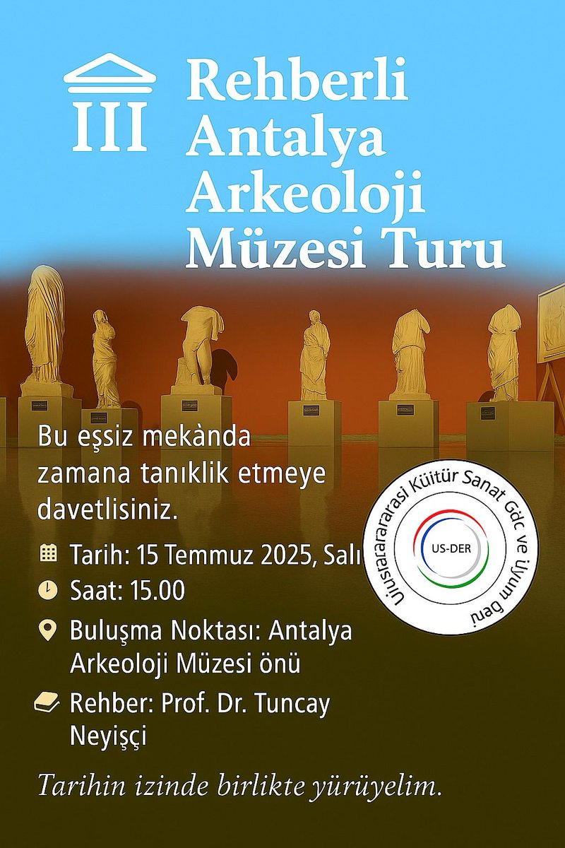 DocomomoTr's tweet image. Rehberli Antalya Arkeoloji Müzesi Turu 15 Temmuz Salı Saat 15:00 #antalyamuzesiyikilamaz #antalyamuzesiyikilmasin