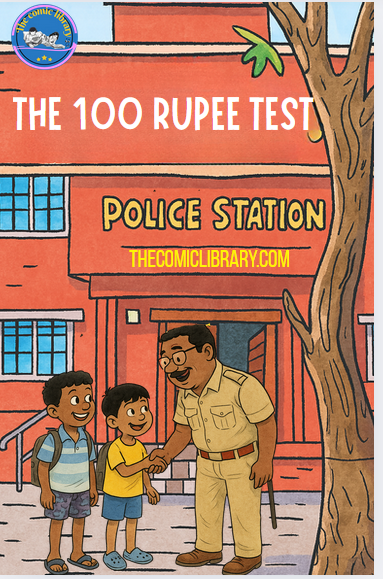 NandiniChilkam's tweet photo. This comic captures how a simple ₹100 note and a test of honesty turned  into a moment of truth at the #Kadayam Police Station in #TamilNadu  Nadu
@SunTV  
@ChennaiTraffic  

https://t.co/WcGAOMtdbj https://t.co/V11nhUkNCX