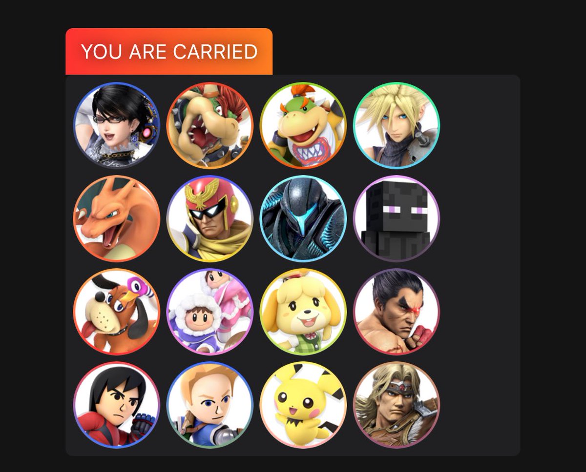 MickleChrom's tweet image. Super hard carry characters that just do not get talked about enough