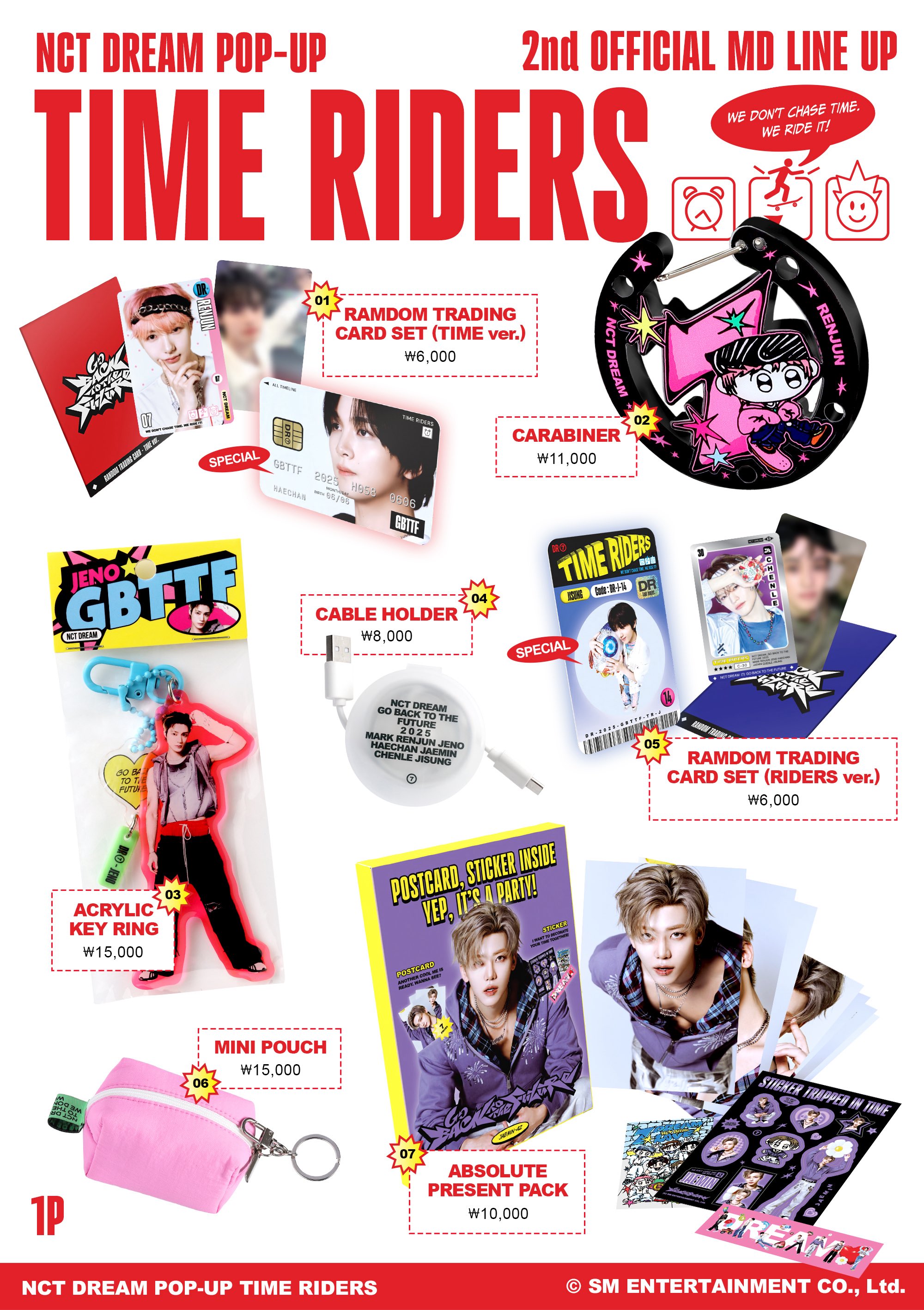 NCT DREAM ポップアップ TIME RIDERS ラキドロ　ジェミン NCT DREAM ポップアップ TIME RIDERS ラキドロ ジェミン NCT