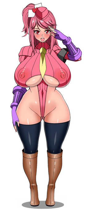 やっぱりね、親衛隊コスは激狭クロッチ幅でギッチギチ食い込む極細Tバックがいいと思うんですよ。 (加筆して色変え差分です