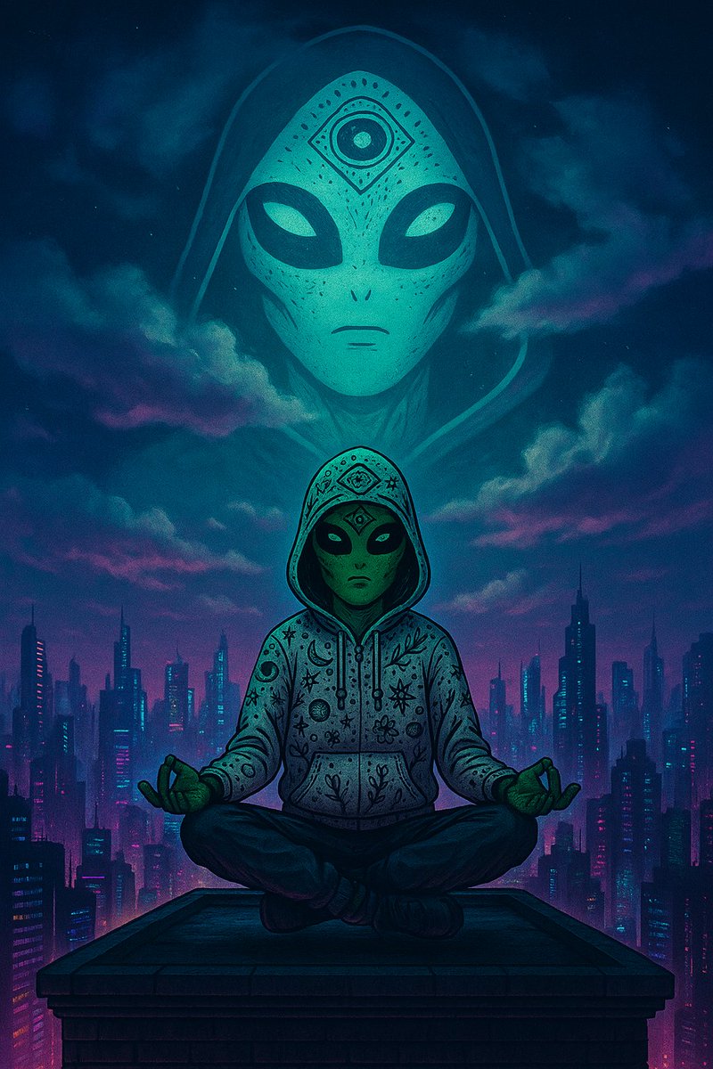 zee_kael's tweet image. Above.
Aware.
Seeing what they can’t.
Becoming what they won’t.
I stayed awake while the rest closed their eyes. 👁️🔮