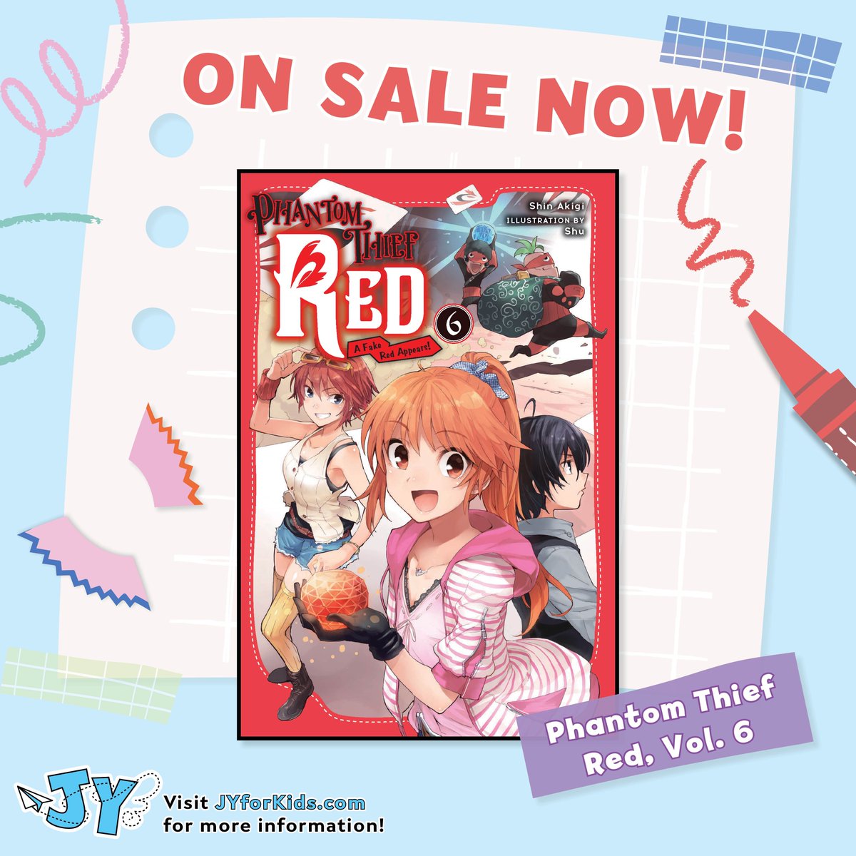 Breaking news—Red has stolen an expensive painting from an art museum! Only...wait, that’s not Red at all! Will Asuka &amp; Kei catch the imposter before it's too late? Find out in the latest volume of #PhantomThiefRed buff.ly/FOD8yzu