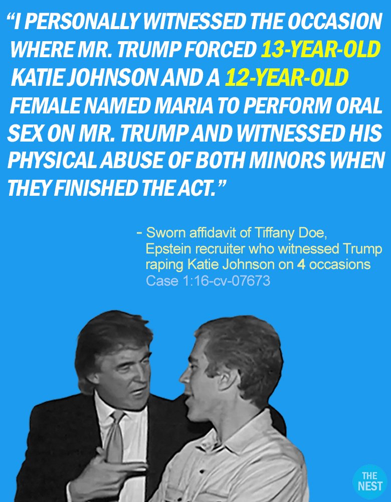 NoMAGAallowed's tweet photo. Dear #MAGA.
He wants you to stop talking about this.
#TrumpPedoFiles https://t.co/M5jhOVoRrS