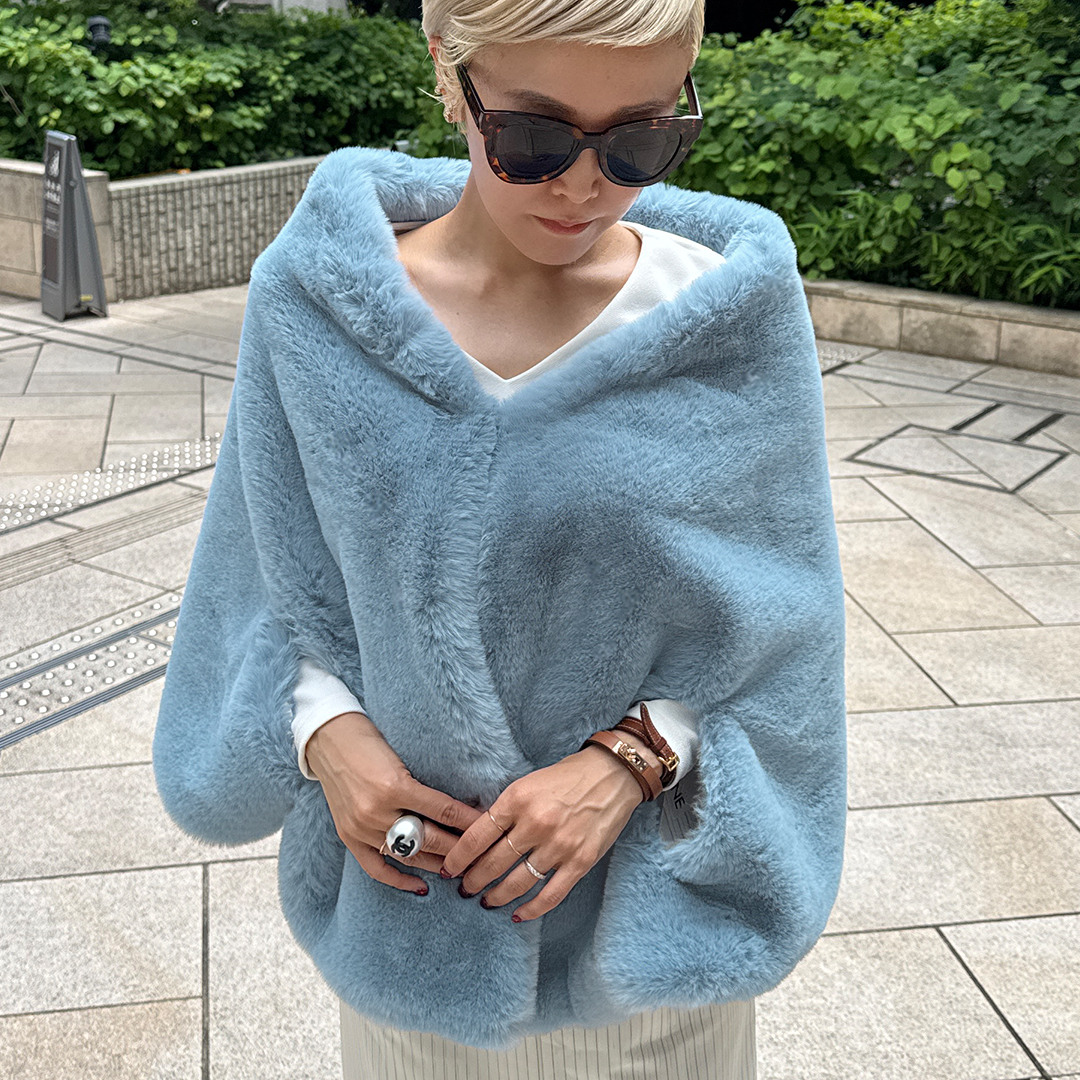 ファーケープの販売がスタートいたしました。 上質なエコファーを使用