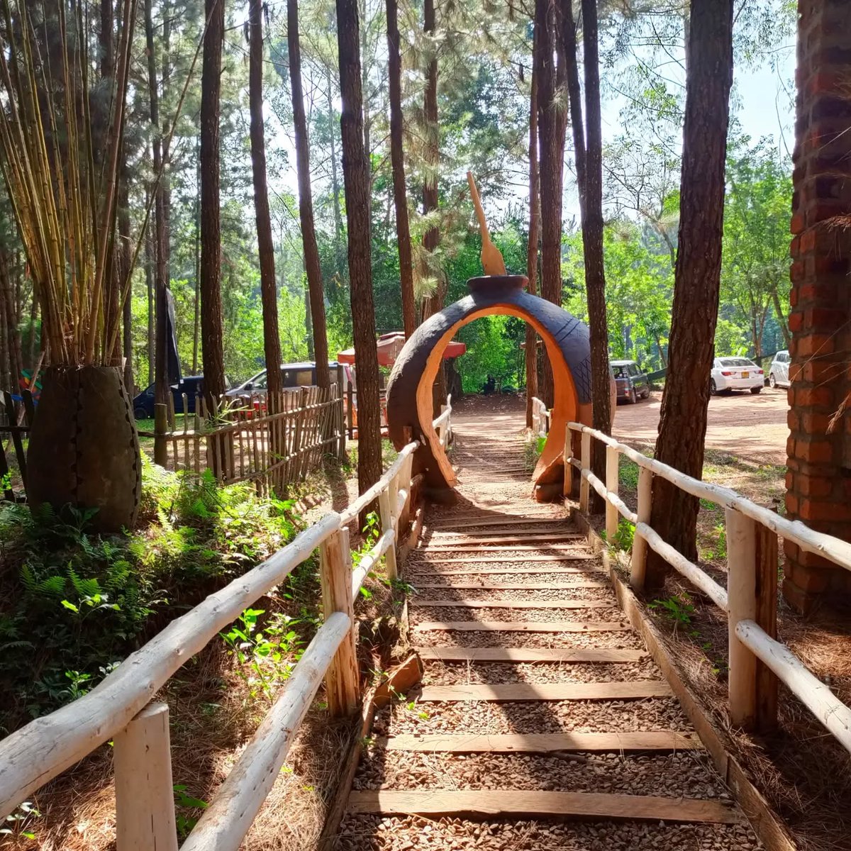 Nyungu Yamawe Forest Park (@nyunguforest) on Twitter photo This stunning gateway isn’t just an entrance — it’s your portal into peace, creativity, and nature’s charm. From the handcrafted path to the iconic circular arch, every detail invites you to slow down and breathe in the forest 🌿🌀
Welcome to where the adventure begins… This stunning gateway isn’t just an entrance — it’s your portal into peace, creativity, and nature’s charm. From the handcrafted path to the iconic circular arch, every detail invites you to slow down and breathe in the forest 🌿🌀
Welcome to where the adventure begins…