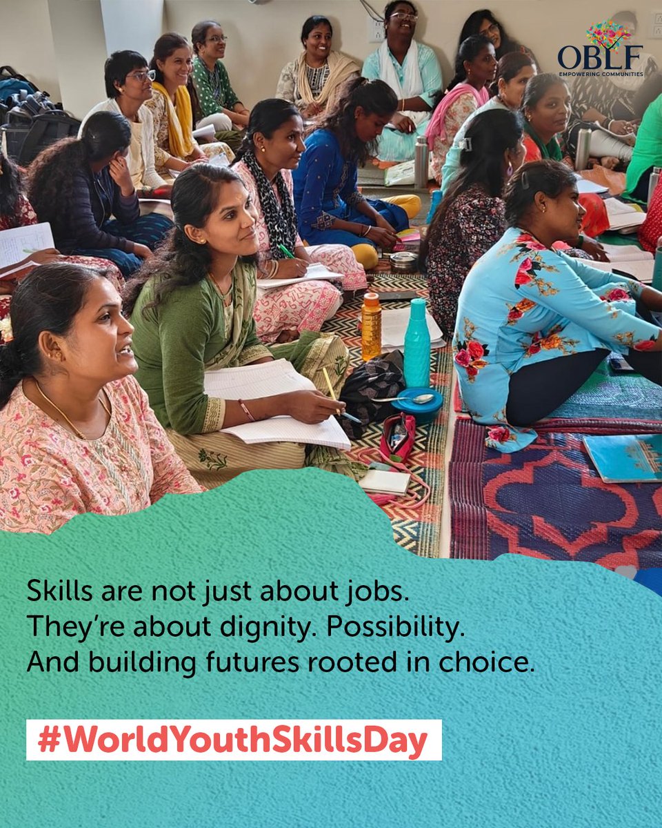 Not every child needs a classroom to learn but every child deserves a chance.
This #WorldYouthSkillsDay, meet young leaders from the Hakki Pikki community building life skills through sport. 
🔗 Read more: linkedin.com/feed/update/ur…
#OBLF #Skilling #YouthLeadership #CommunityFirst