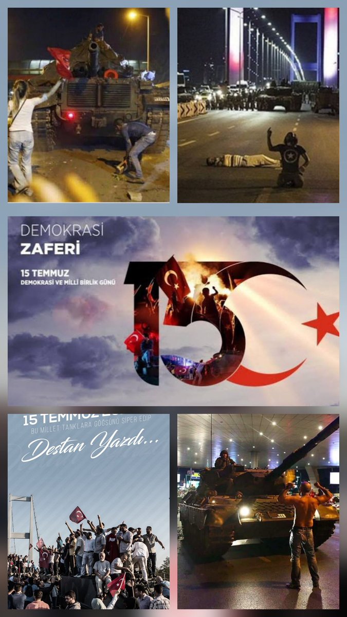 15 Temmuz korkuyu korkutanların, ölümü öldürenlerin canları pahasına bedenlerini siper ederek vatanına, devletine, dinine, tarihine sahip çıktığı gündür. 15 Temmuz kahraman Türk Milleti'nin demokrasi bayramıdır. Kutlu olsun. 🇹🇷🇹🇷🇹🇷