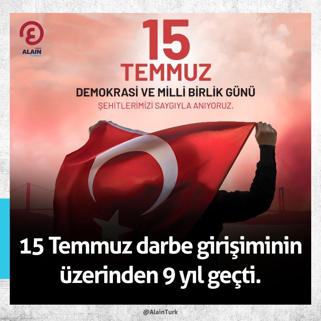 15 Temmuz darbe girişiminin üzerinden 9 yıl geçti.
15 Temmuz hain darbe girişiminin üzerinden 9 yıl geçti. Cumhuriyet tarihinin en uzun gecesi sayılabilecek darbe girişimi esnasında ülkenin dört bir yanında örnek bir milli duruş sergilendi.
#Dünyayaaçılangözünüz #15Temmuz