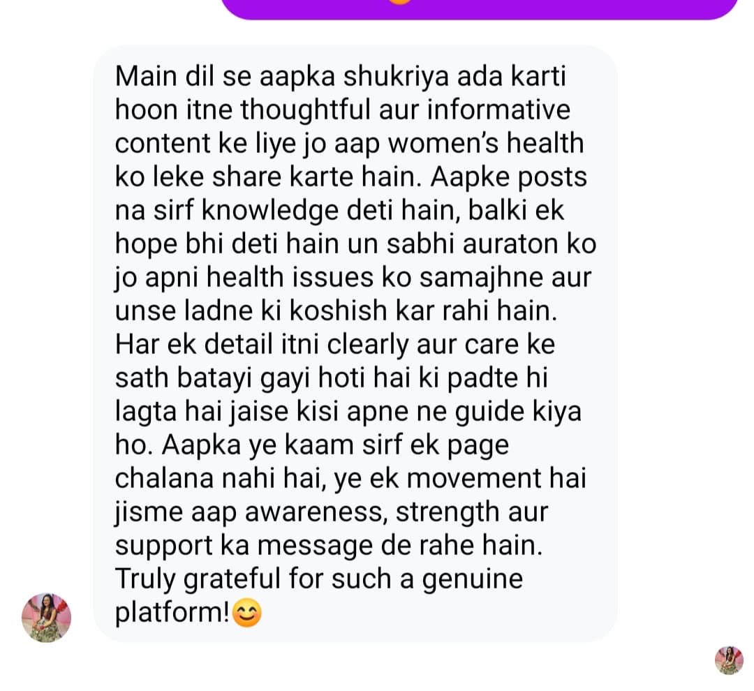Aditi Hazra Ganju (@aditiganju) on Twitter photo Every time we get a message like this, it reaffirms our commitment to spreading awareness and providing health & resilience solutions to emerging Indians, especially women 🥰🥰 #userfeedback <a href="/SaathealthHQ/">Saathealth</a> Every time we get a message like this, it reaffirms our commitment to spreading awareness and providing health & resilience solutions to emerging Indians, especially women 🥰🥰 #userfeedback <a href="/SaathealthHQ/">Saathealth</a>