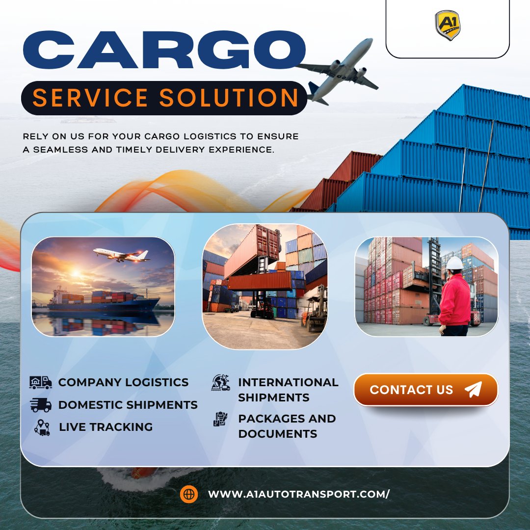 a1autotransport's tweet image. Seamless logistics, timely delivery your cargo, our priority. Let us handle your logistics, so you don’t have to worry!

#CargoSolutions #logistics #ShippingServices #internationalshipping #domesticshipping #cargodelivery #a1autotransport #EfficientShipping