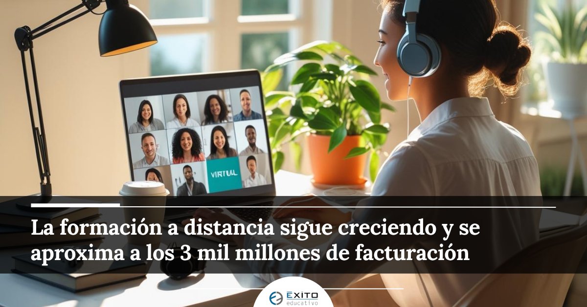 La formación a distancia sigue en auge, alcanzando casi 3 mil millones de euros en facturación. Tanto universidades como escuelas de negocios representan el 44% del total

🔗 exitoeducativo.net/la-formacion-a…

#FormaciónADistancia #EducaciónOnline #CrecimientoEconómico #FormaciónContinua