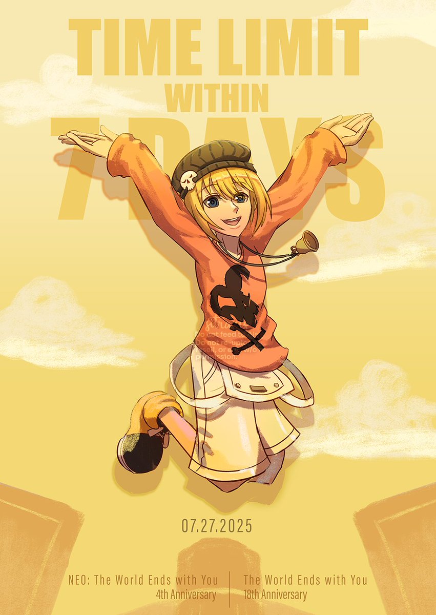 sitraxis's tweet photo. 🔠TIMELIMIT WITHIN 7 DAYS
{#TWEWY18th | #すばせか18周年 | #twewy} https://t.co/8OlWZyYyCY