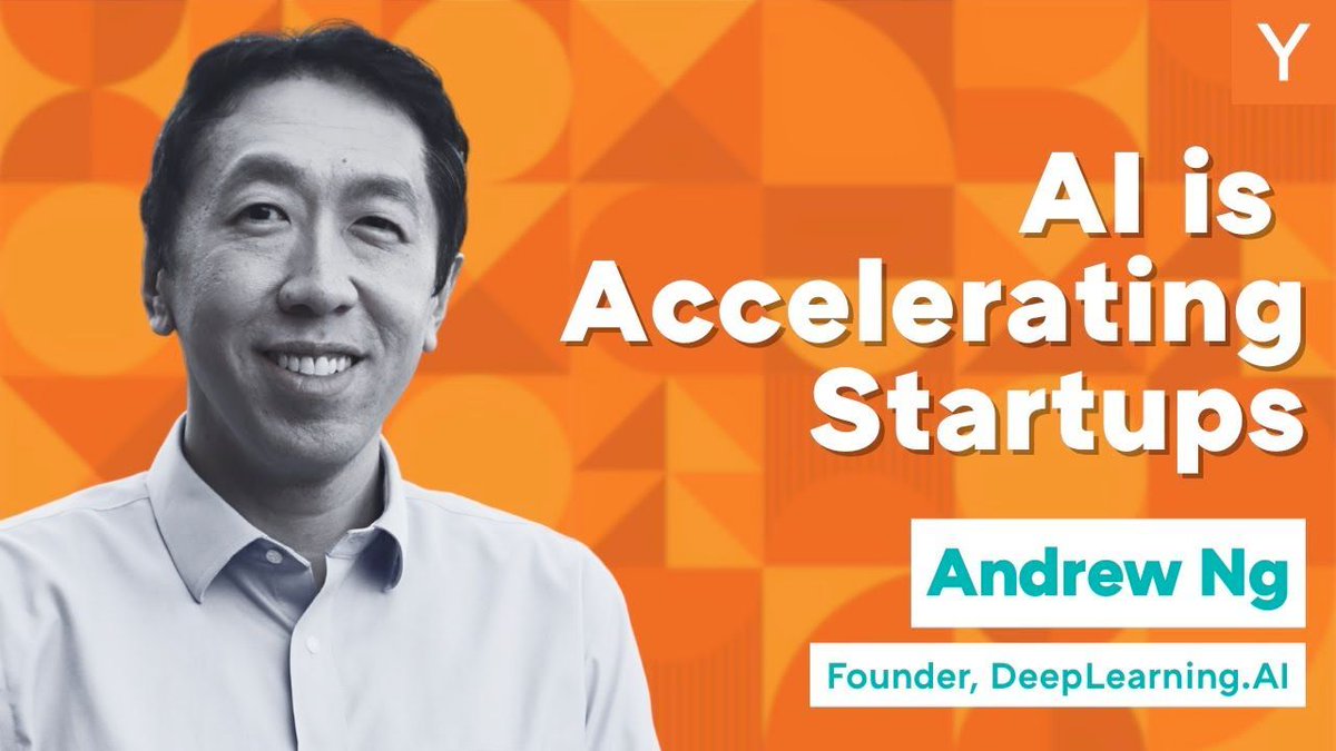 This ~40min keynote from Andrew Ng at Y-Combinator is one of the best overviews for the state of rapid AI prototyping:

Video: youtube.com/watch?v=RNJCfi…

#ML #MachineLearning #ArtificialIntelligence #AI #MLOps