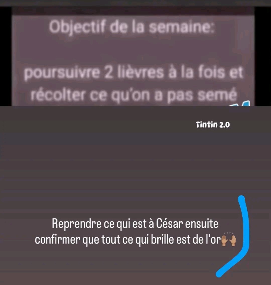 Ne donne pas ce qui appartient à César et voir ce que César va faire. 😎😂😂😂😂😂