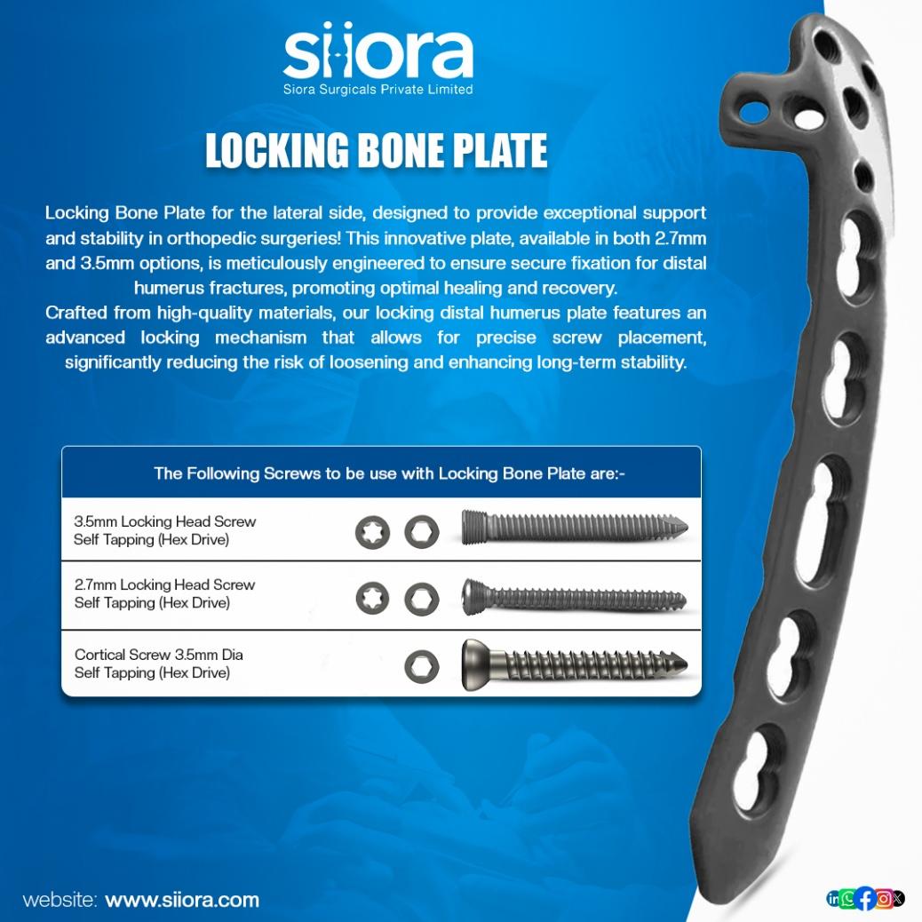 siorasurgicals's tweet image. Siora Surgicals Pvt. Ltd. offers premium Locking Bone Plates made from high-grade stainless steel and titanium.
siiora.com/helix-locking-…
#LockingBonePlates #OrthopedicImplants #LockingScrewSystem #InternalFixation  #SioraSurgicals
