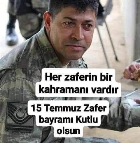 Selma (@____slm___) on Twitter photo Millet iradesine sahip çıkan, canını hiçe sayarak direnen 15 Temmuz şehitlerimize saygıyla.
Esselamü aleyküm Günaydın hayırlı sabahlar Millet iradesine sahip çıkan, canını hiçe sayarak direnen 15 Temmuz şehitlerimize saygıyla.
Esselamü aleyküm Günaydın hayırlı sabahlar