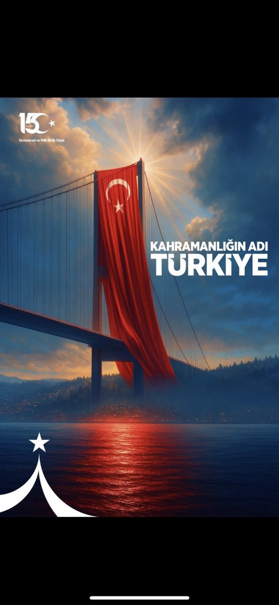 Unutmadık Unutmayacağız... #15TemmuzDestanı 
15 Temmuz Şehitlerimizi ve Gazilerimizi  rahmet ve minnetle anıyoruz... 🇹🇷🇹🇷🇹🇷
#15Temmuz
#15TemmuzDemokrasiveMilliBirlikGünü