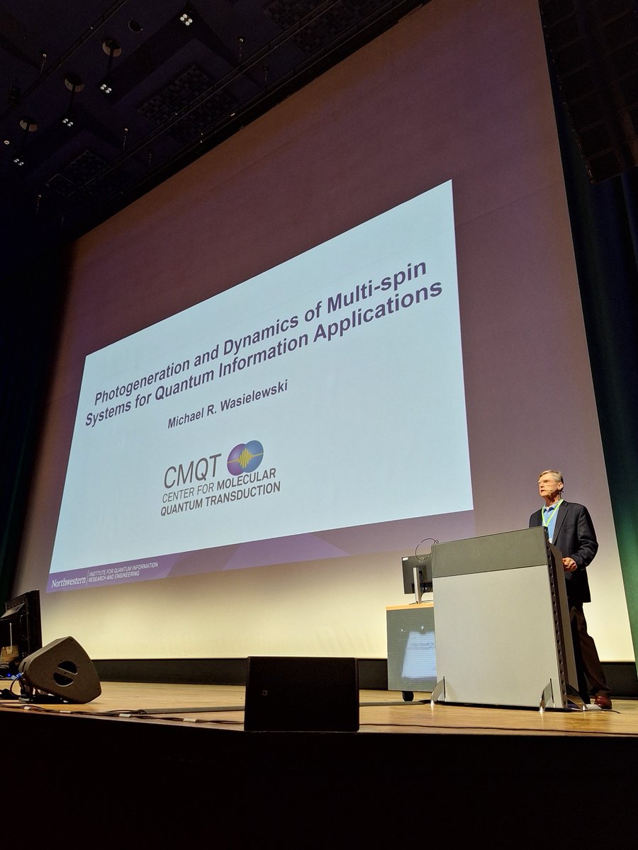 ICP2025's tweet image. We had a great start of the Monday session with the first Plenary talk delivered Prof. Wasielewski on Quantum Information!
It was a great day full of amazing talks and a super lively first poster session!
#ICP2025