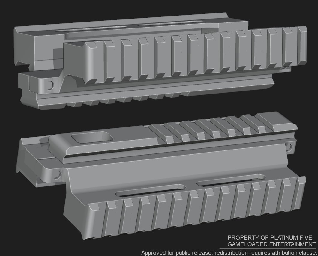 MBSniper1's tweet image. Milled single piece pieces are some of the most fun, especially when you have a reference scale such as picatinny rails to work with.