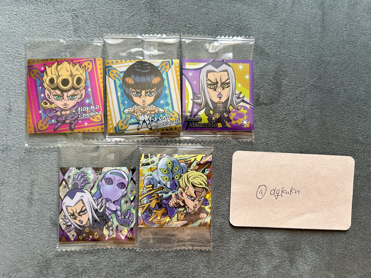 【交換】にふぉるめーしょん ジョジョの奇妙な冒険 シールウエハース 黄金の風 ジョジョ

【譲】画像のもの

【求】SRナランチャ SRミスタ>承太郎

お気軽にお声掛けください🐊