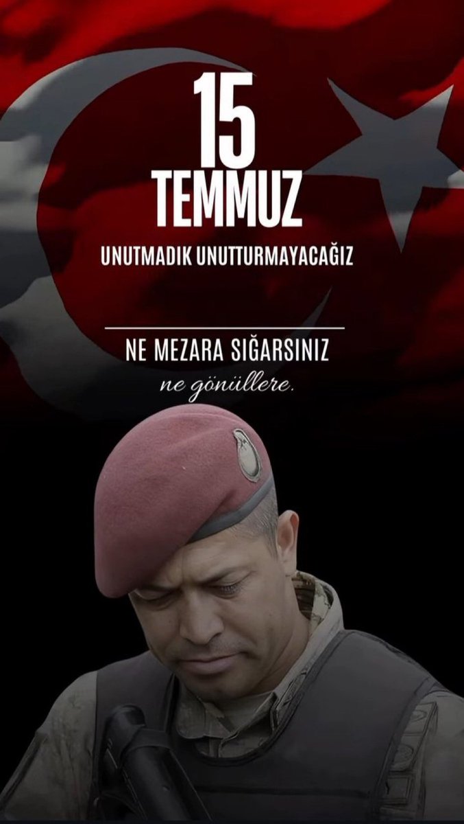 Kahramanlar can verir,
yurdu yaşatmak için..🇹🇷
Ömer Halis Demir