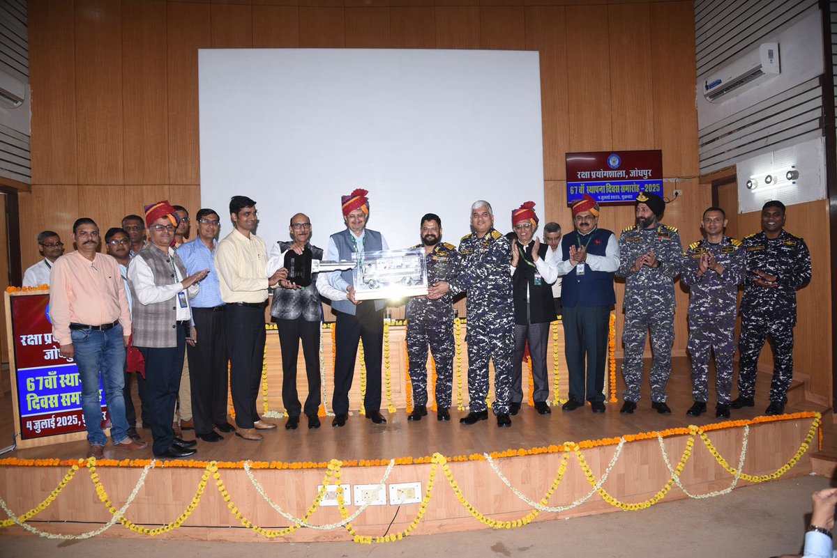 DRDO_India's tweet image. DRDO handed over six strategic indigenously designed and developed products against NSQR to Indian Navy namely Gamma Radiation Aerial Surveillance System(GRASS), Environmental Surveillance Vehicle(ESV), Vehicle Radiological Contamination Monitoring System(VRCMS), Underwater Gamma…