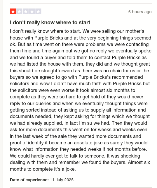 barry James gave Purplebricks 1 star via <a href="/Trustpilot/">Trustpilot</a> trstp.lt/Dr71rBws2T #CONmisery #NoBull #ownit