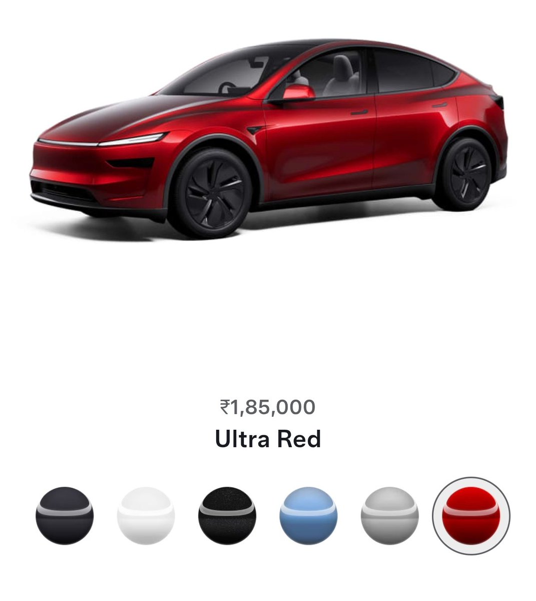 GillTushaar's tweet photo. ₹59.89 lakh is good starting price for the Model Y. But literally everything is a paid option, even exterior colours‼️ 

Full self driving is an additional ₹6 lakh, and it will come in a future software update. Sounds familiar?! 😂

#Tesla #teslaindia #TeslaSHOWROOM https://t.co/OZszIuHDQP