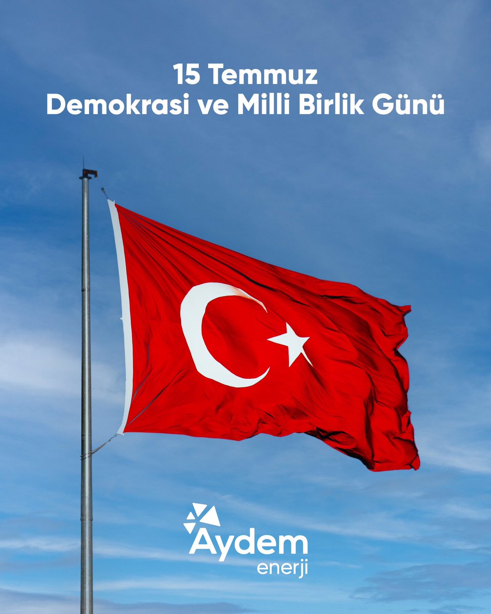 15 Temmuz Demokrasi ve Milli Birlik Günü’nde tüm şehit ve gazilerimizi saygıyla anıyoruz.