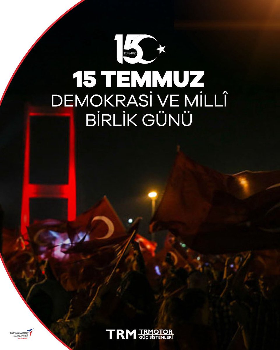 15 Temmuz Demokrasi ve Millî Birlik Günü’nde vatanı için can veren tüm şehitlerimizi rahmetle, gazilerimizi minnetle anıyoruz.

Millî iradenin gücüyle yazılan bu destanı unutmadan, ülkemizin bağımsız yarınları için durmadan çalışıyoruz.