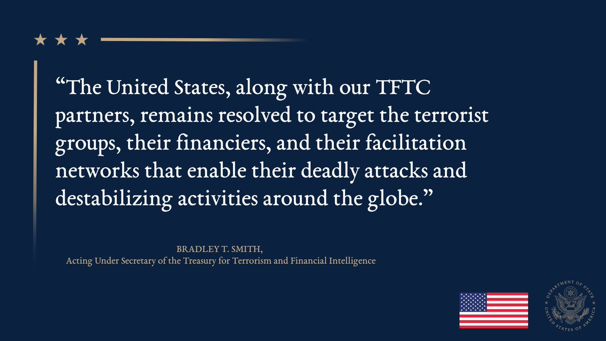 AfricaMediaHub's tweet image. The Terrorist Financing Targeting Center announced joint designations of three ISIS facilitators in Africa. The individuals being designated have served as key ISIS financiers and operatives, facilitating the activities of the terrorist group and its leaders operating across the…