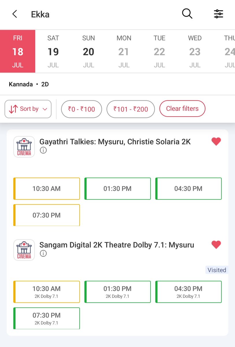 A Very good start in Mysuru 👌

#Ekka <a href="/yuva_rajkumar/">YuvaRajkumar</a>