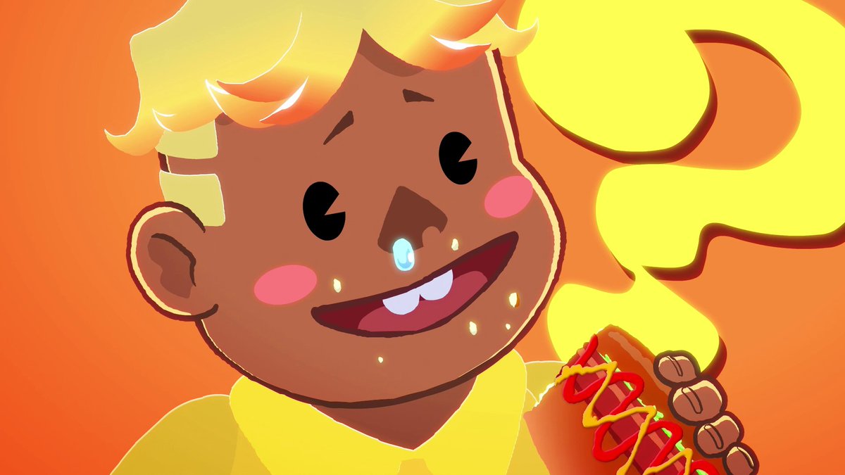 elemon_anime_jp's tweet image. 🌟キャラクター紹介🌟
【名前】トーマス

チーム・ニンジャの一人で食いしん坊、常にホットドッグを食べている🌭
スーパーヒーローに憧れていて、ニンジャスーツのおかげでムキムキになれる💪🔥

🎬本編は公式YouTube・U-nextほかで配信中！
#アニメ #科学 #ELEMON