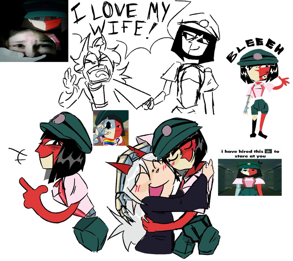FoxBeast4's tweet image. Ena doodles for my bestie @Valvarusaaaaaaa
#ena #enadreambbq #fanart
