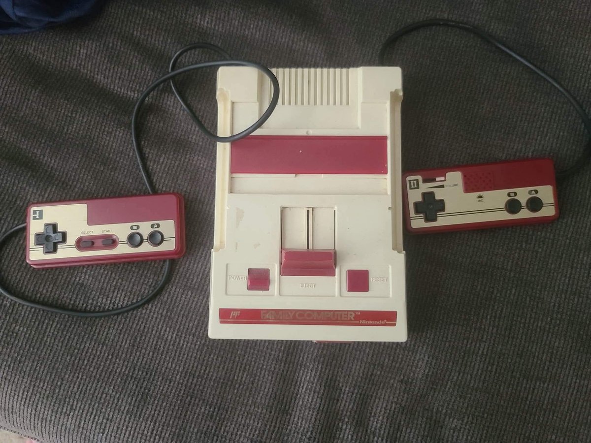 Happy 42nd Birthday to the Nintendo Famicom (NES in Japan)

Here's a photo of my Famicom.