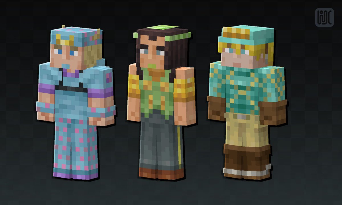 hidyk_official's tweet image. The rest of the character skins from JoJo
I never thought it would be possible to recreate such striking images with so many small details
#minecraft #jojo #anime #pixelart #blockbench
