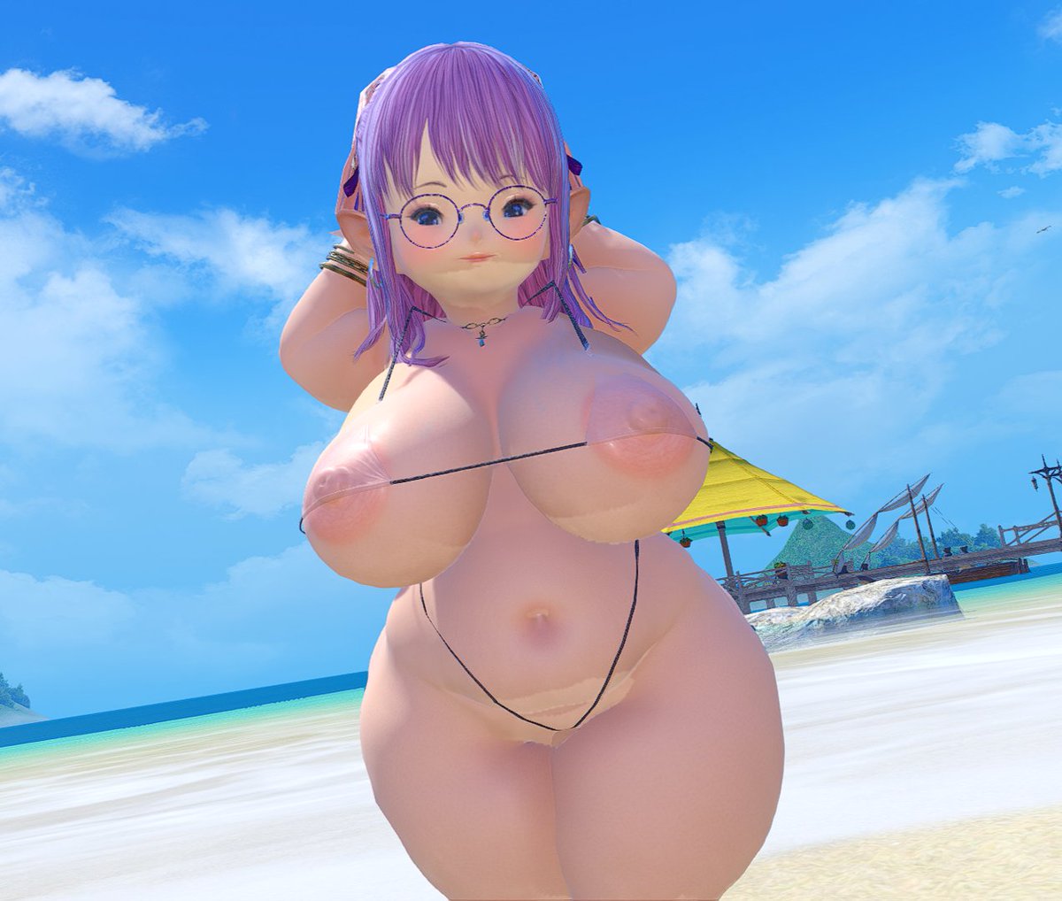 It's a very sunny day☀️
Hmm? Why are you blushing?