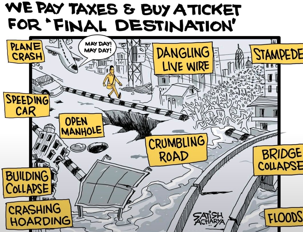 I appeal to those who have got IT notices, raise your voices.

You have paid your dues and now it's their turn to give you health insurance, public parks, education, pensions, social security.

They cannot call you chor for not giving your money to them for free.

Hit them hard.