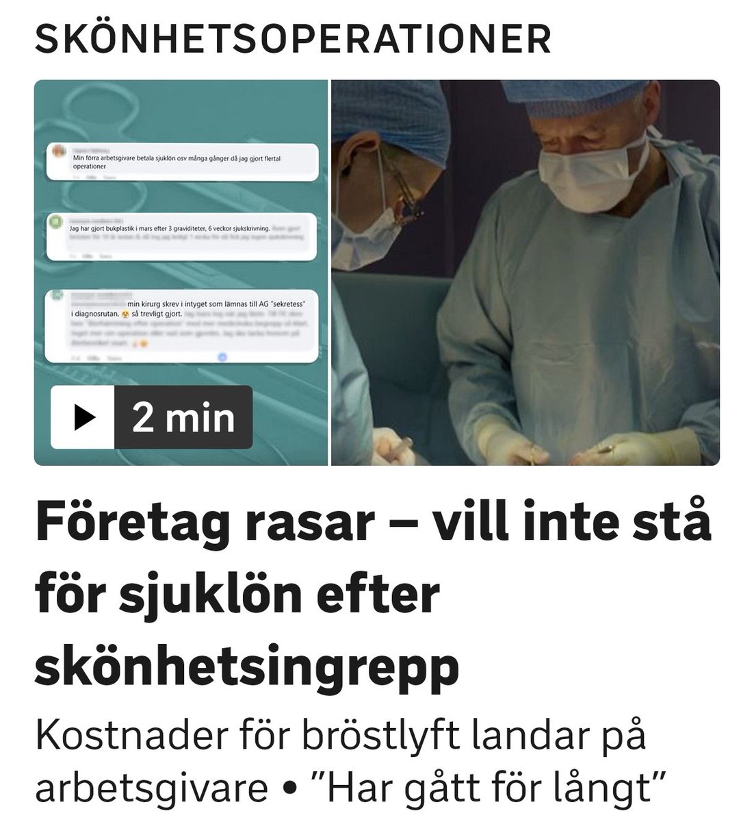 NEJ!!! Skattepengar ska inte bekosta plastikkirurgi för skönhetsoperationer.