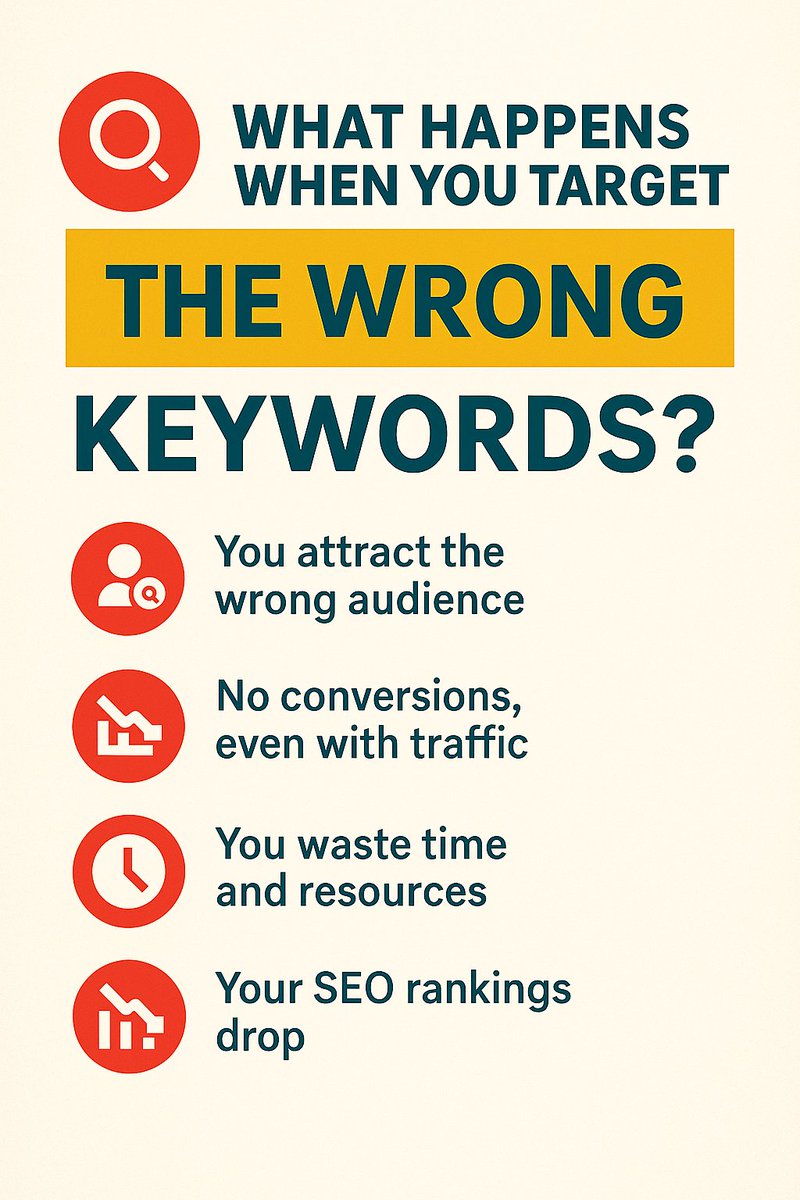 MobassiMia's tweet photo. 📌 Targeting the wrong keywords means wasted traffic, no conversions, and poor SEO—research smart, rank better! 👉 https://t.co/WQbUDg3o13

#SEO #KeywordResearch #DigitalMarketing #SEOTips #GoogleRanking #ContentMarketing #OnlineMarketing #MarketingStrategy #OrganicTraffic https://t.co/zhPEoix5Ew