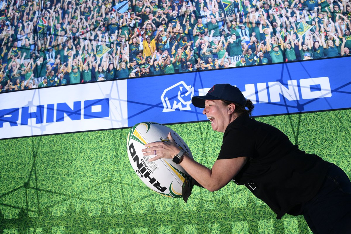 At Nelson Mandela Bay Stadium, fans launched themselves full-speed into the Rhino Dive Challenge — belly flops, supermans, all for epic Rhino merch.

📍Next stop: Mbombela.
Think you can top that?

#RhinoRugby #RhinoDiveChallenge #BuiltForTheStruggle #Springboks #TestMatchEnergy