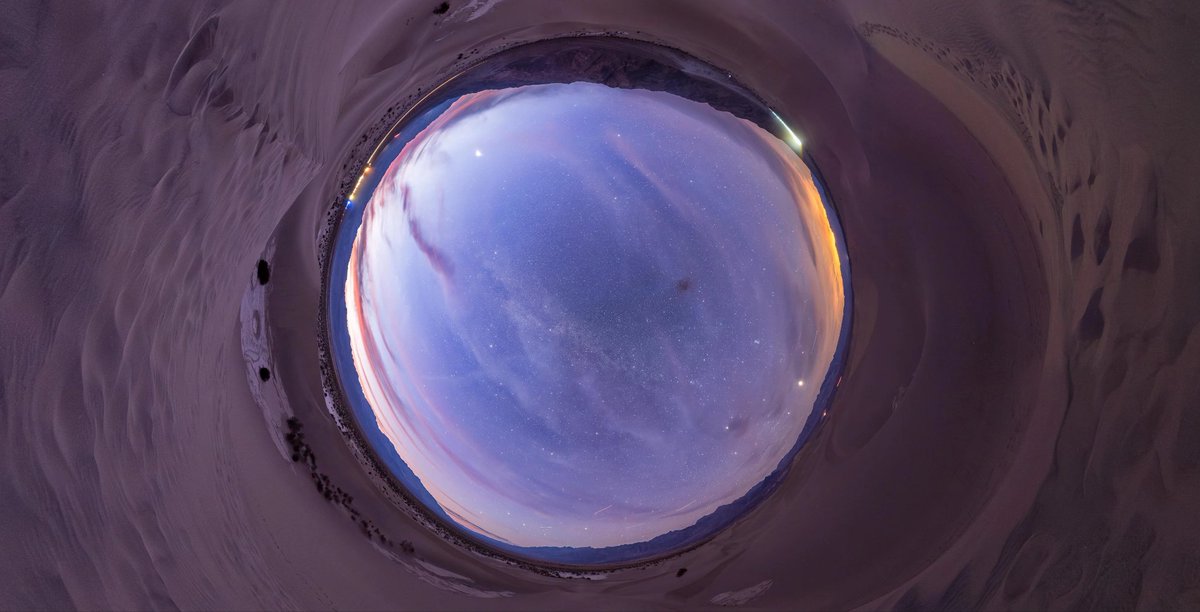 Sands of Time - Milky Way above Death Valley Sand Dunes