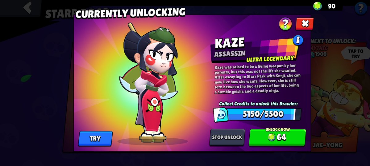 brawlorzo's tweet image. F2P is hard but so close 😁 #kaze #brawlstars
