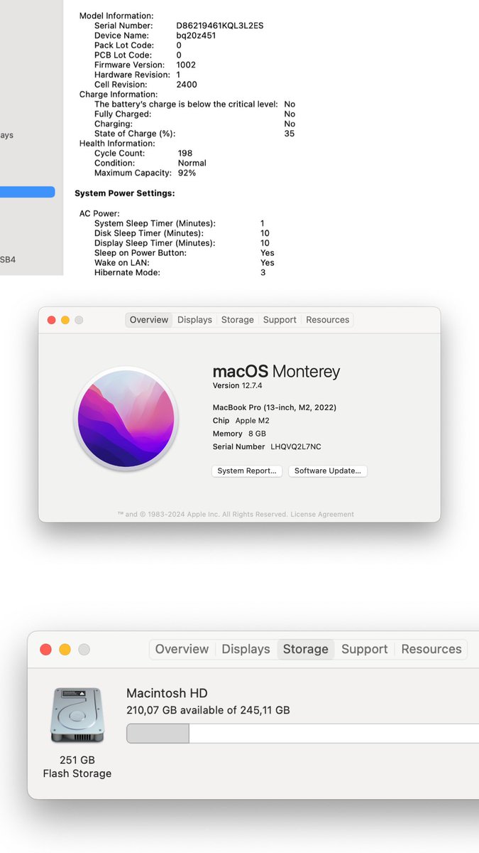 bhaguz_403's tweet image. Dijual MBP M2 nih murah aja! 😎
Permisi gaes mau jual MacBook Pro 13 inci M2. Spek 256/8 warna Space Gray. Kelengkapan unit + charger ya.
Bodi ada lecet dikit dan bekas stiker kecil aja kok.
Harga murah 11.8 juta bungkuus. Minat cuss DM ya. Bantu RT gaes thank you 🙏🏼
